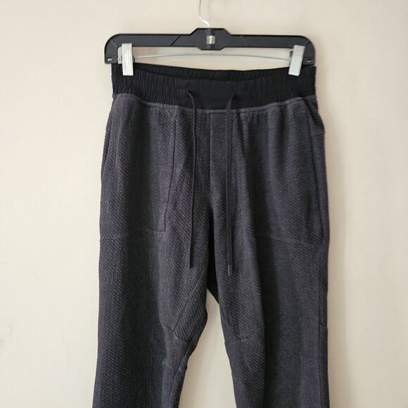 Lululemon Mens At Ease Jogger Textured Double Knit Pants Size M Cotton Stretch - Picture 2 of 5